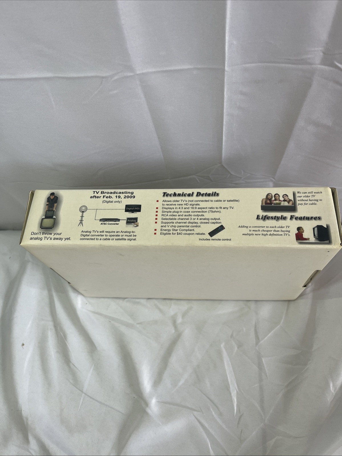 NEW Sansonic: Model FT-300A Digital to Analog Converter ATSC Box w/Remote