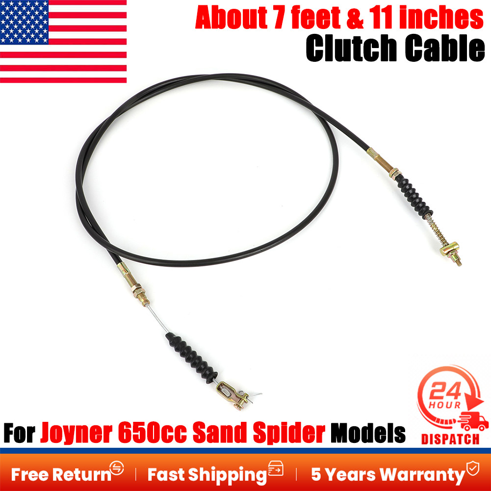 Clutch Cable For Joyner 650cc Sand Spider Replacement 7 feet & 11 inches Long US