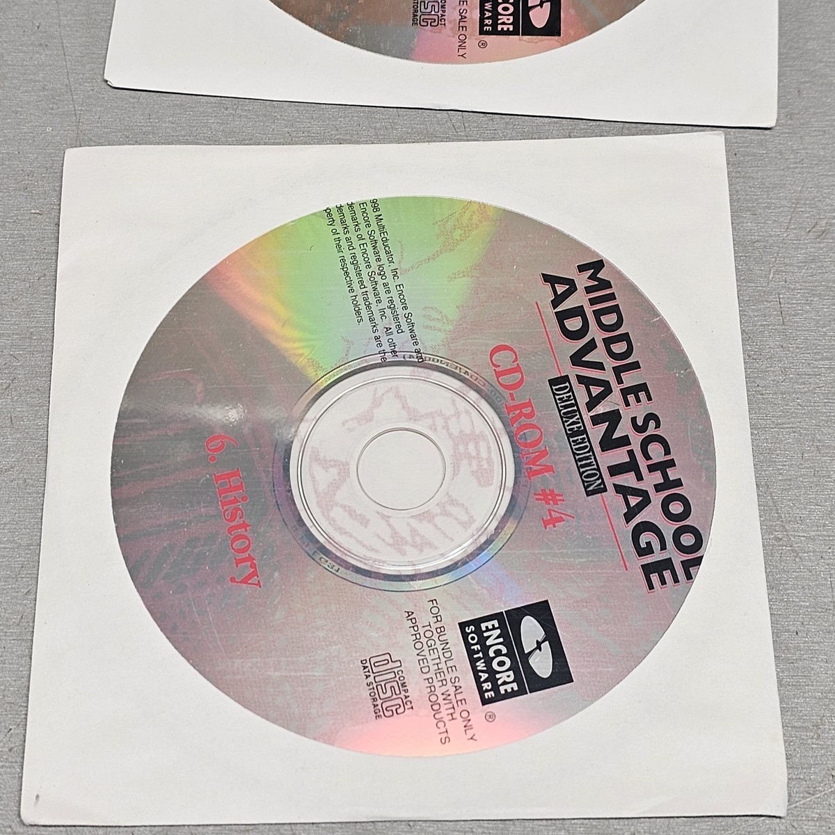 Middle School Advantage Deluxe Edition Educational CD-ROM Lot Complete