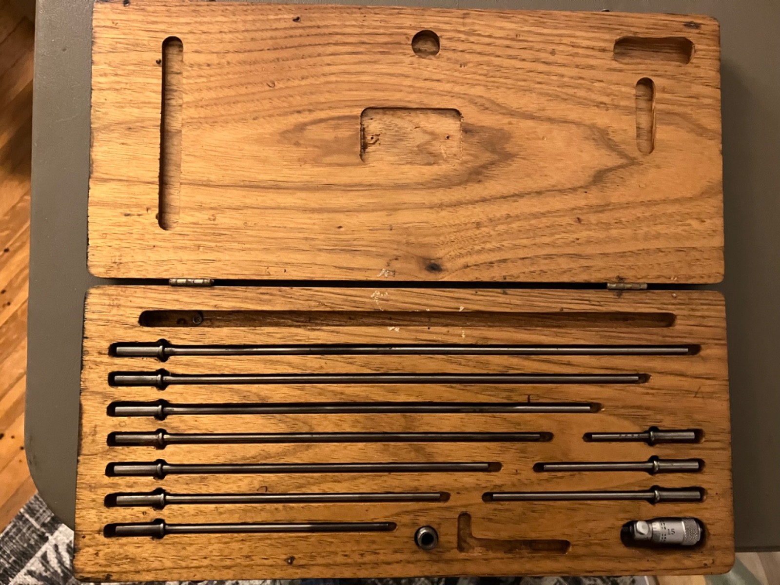 Vintage Tumico Tubular Inside Micrometer Set