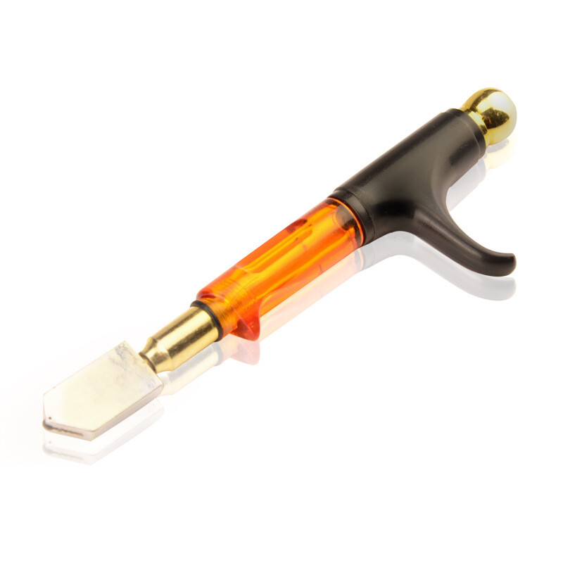1 Piece Pistol Grip Supercutter Oiled Glass Cutter Assorted Colors 2-10mm