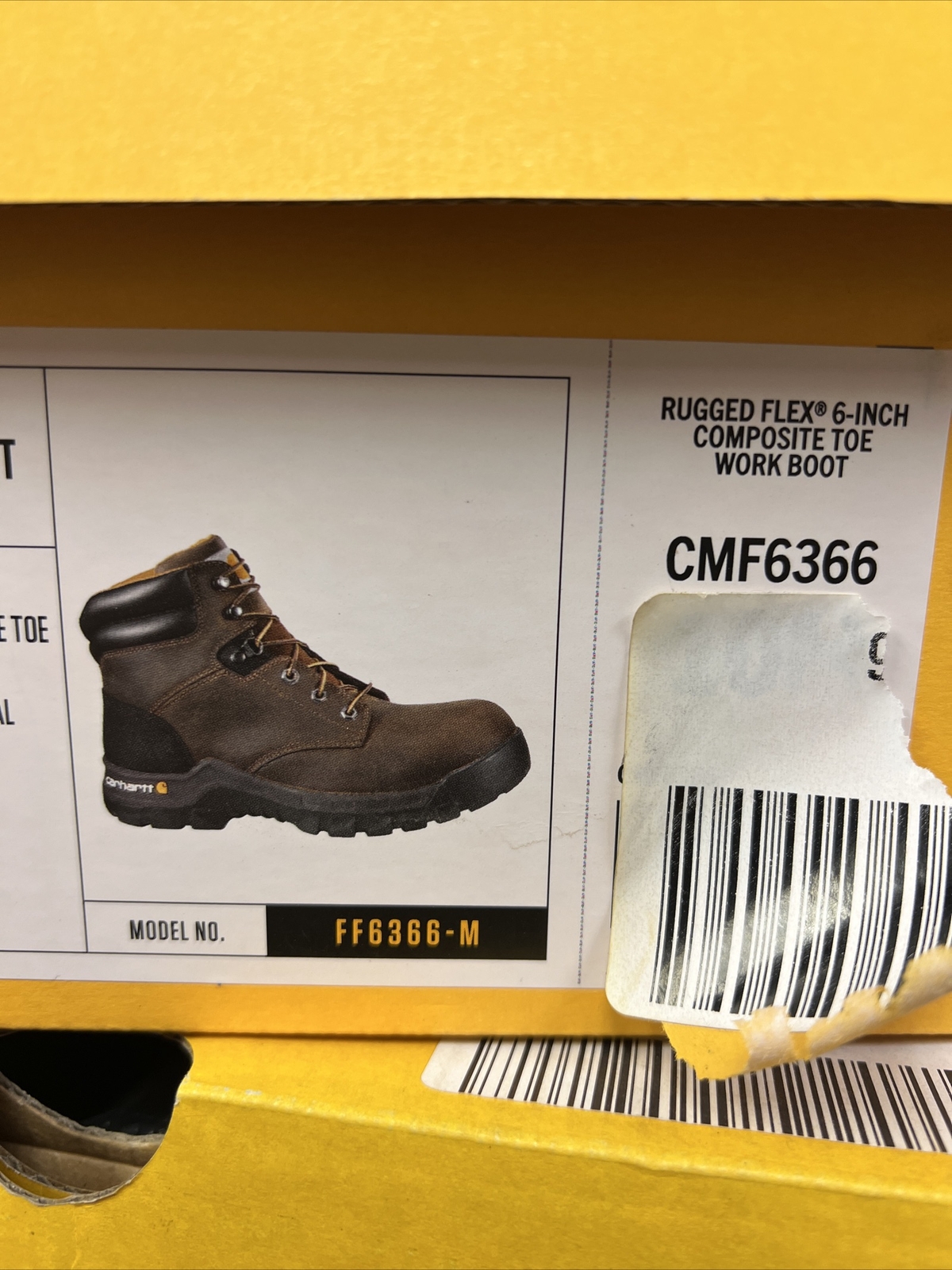 Carhartt Men's Rugged Flex 6" Work Boot Composite Toe CMF6366 -NEW CHOOSE SIZE