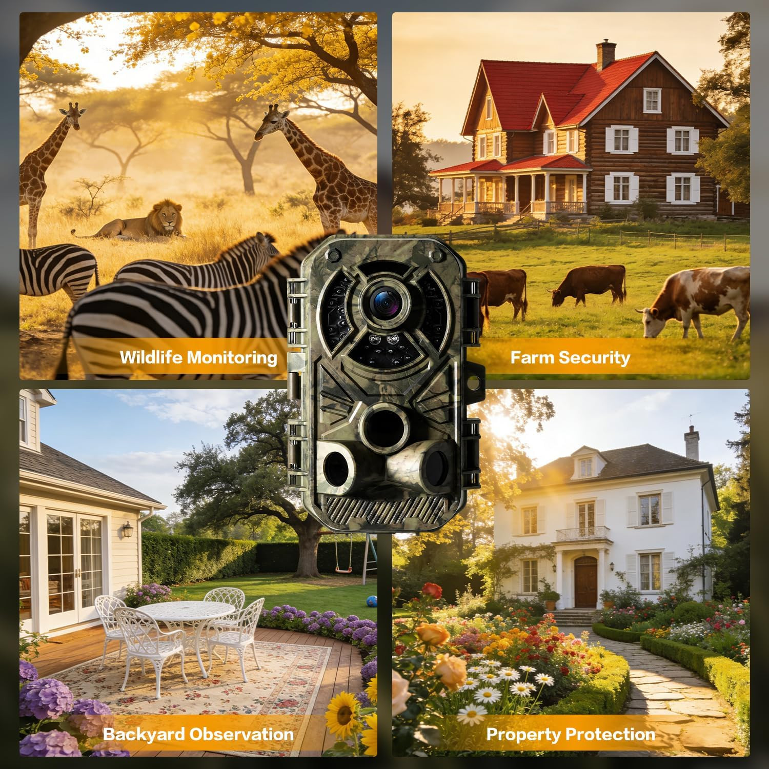 Trail Camera 32MP 2.7K, Mini Game Camera with Night Vision, Motion Activated 0.2