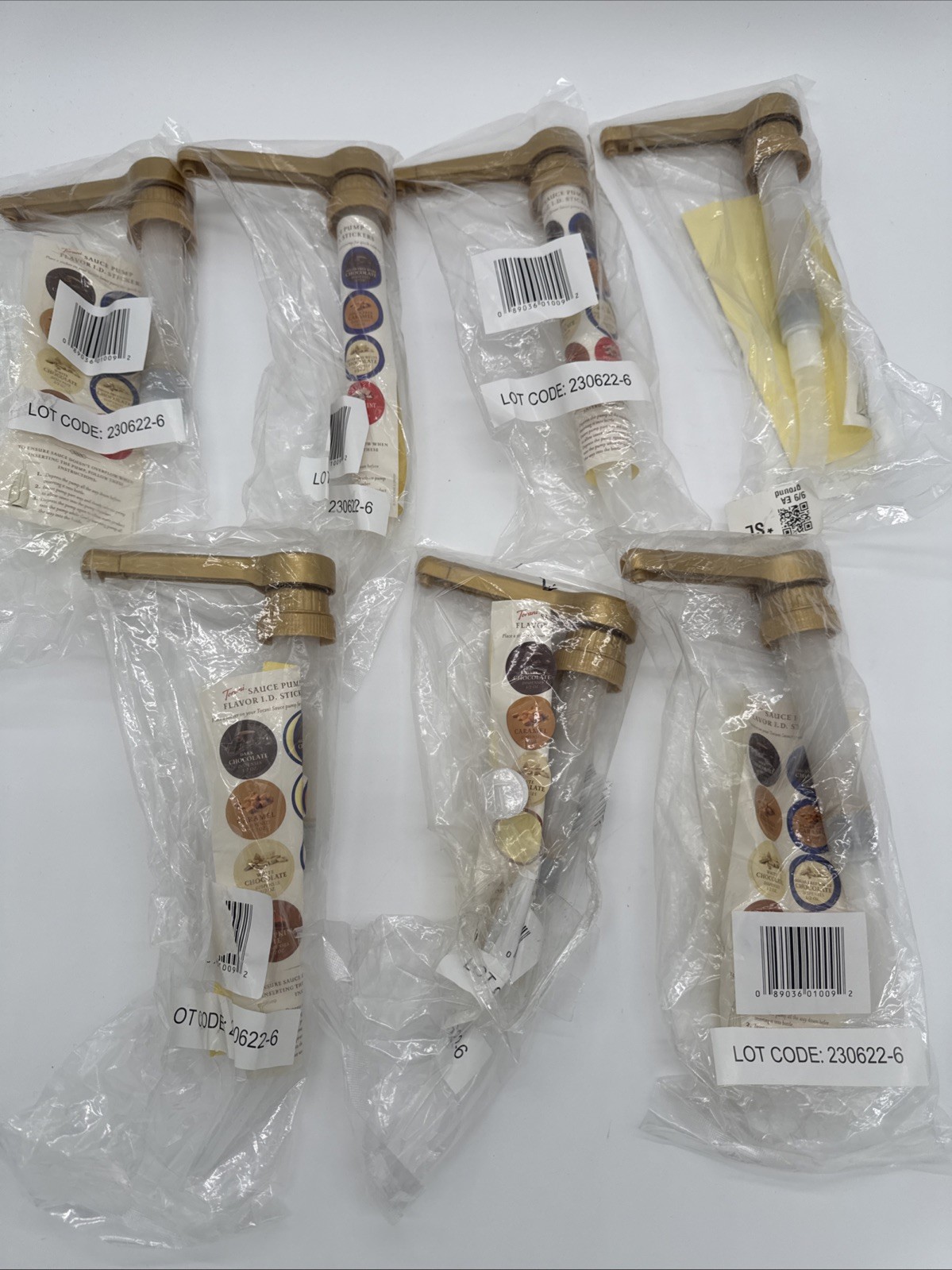 1/2 oz. TORANI Coffee Syrup Sauce PUMP Fits 64oz. & 1/2 Gal wide mouth bottles 7