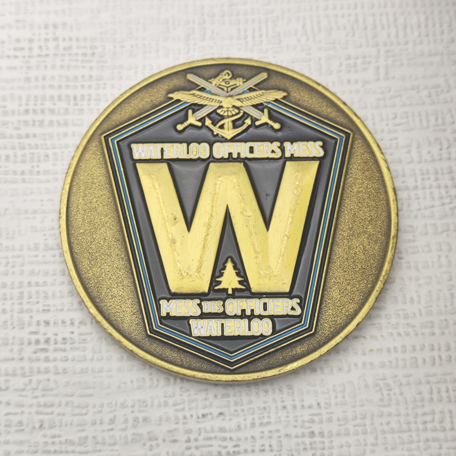 CFB Borden Waterloo Officers Mess Challenge Coin