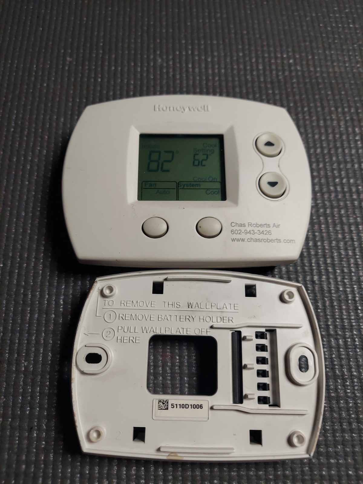 Honeywell TH5110D1006 FocusPRO 5000 Thermostat Pre Owned