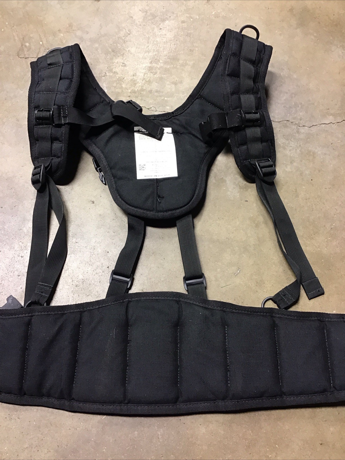 Wolfpack Gear Wildland Firefighter Web Gear Harness WEB-HR-1100-BK EUC UM