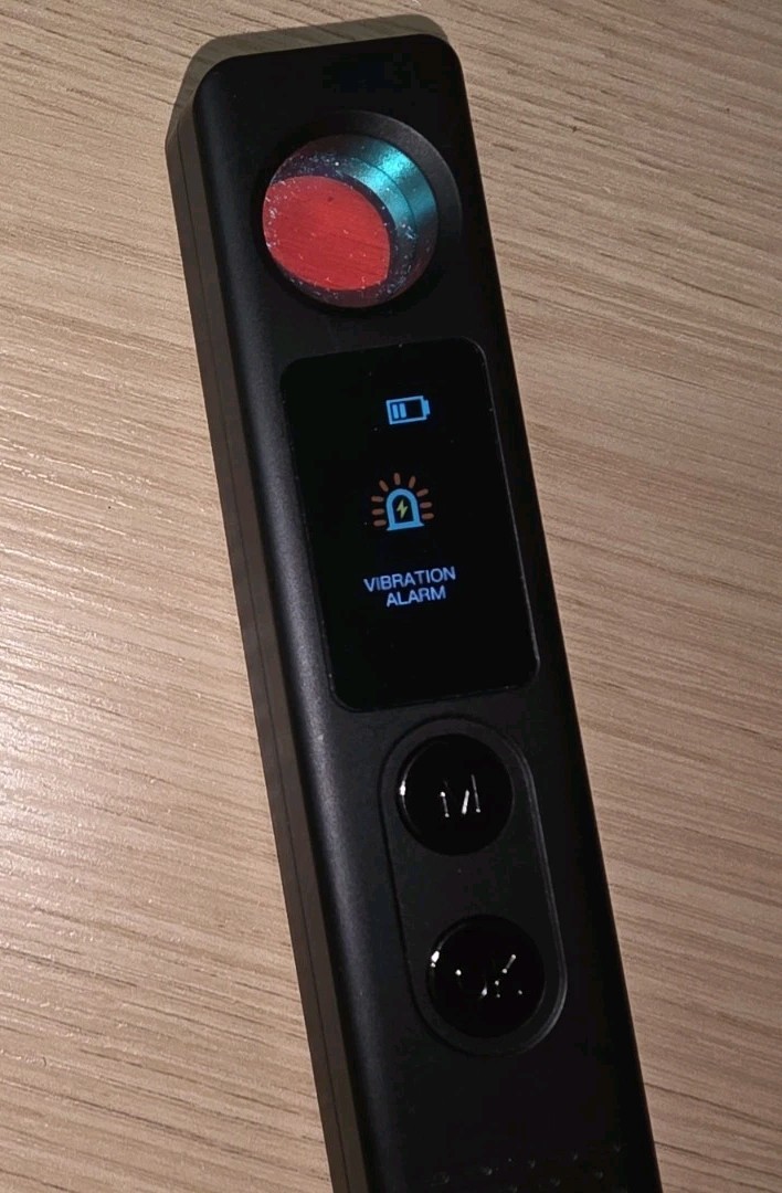 Hidden Camera Detector Bug Finder Anti-Spy RF GPS Tracker 5-Level Black