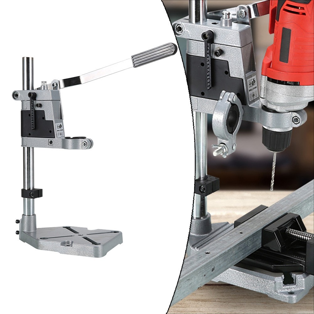 Adjustable Drill Stand for 3842mm Drills with Machine Vice Compatibility