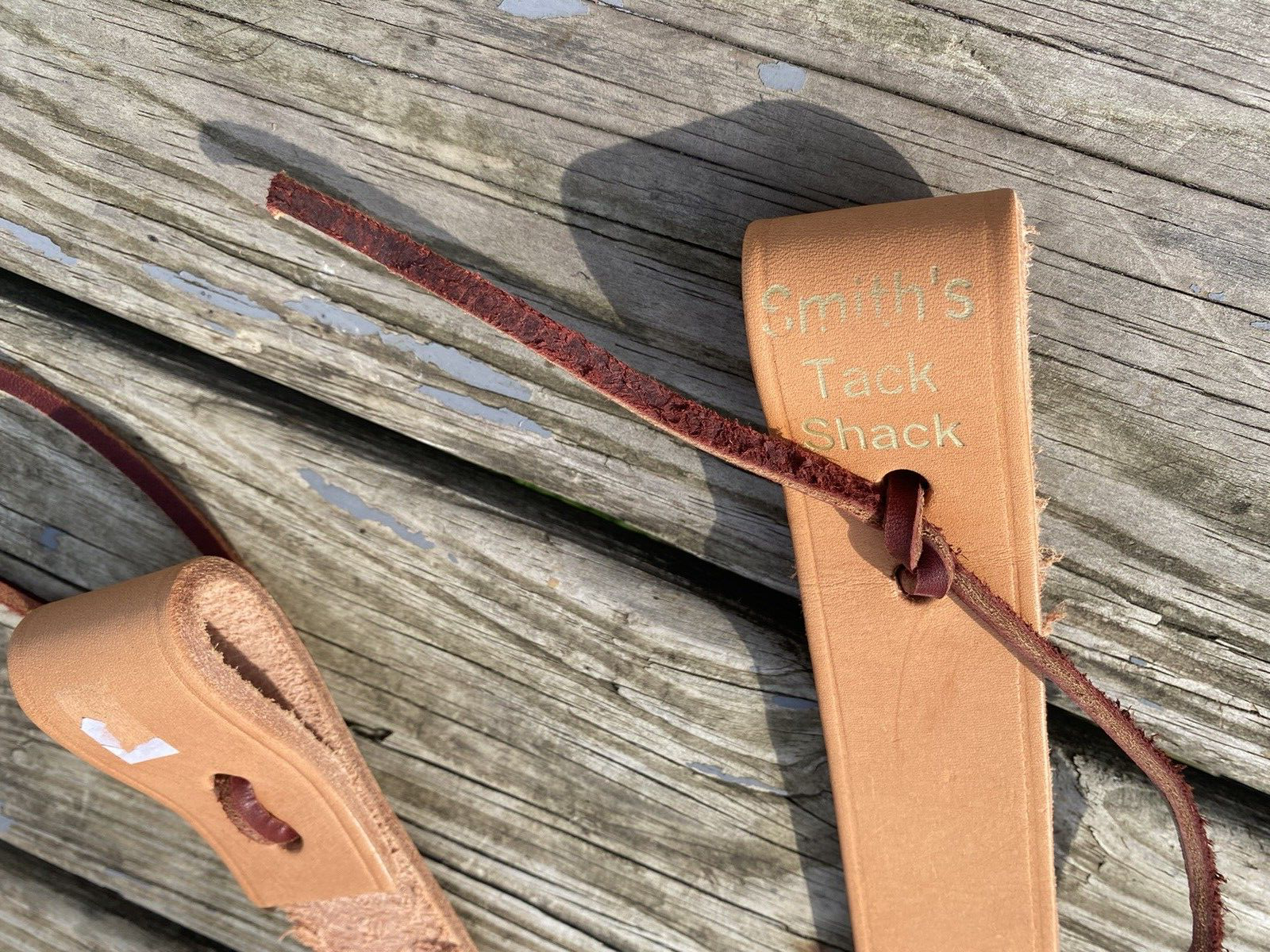 Undyed leather complete rear cinch US made NWOT