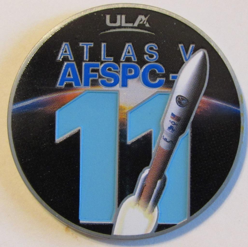 ORIGINAL ULA DELTA IV AFSPC-11 SPACE LAUNCH COIN CBAS AND EAGLE PAYLOADS