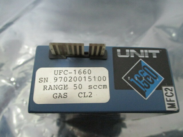 Unit Instruments UFC-1660 Mass Flow Controller, MFC, CL2, 50 SCCM, 452064