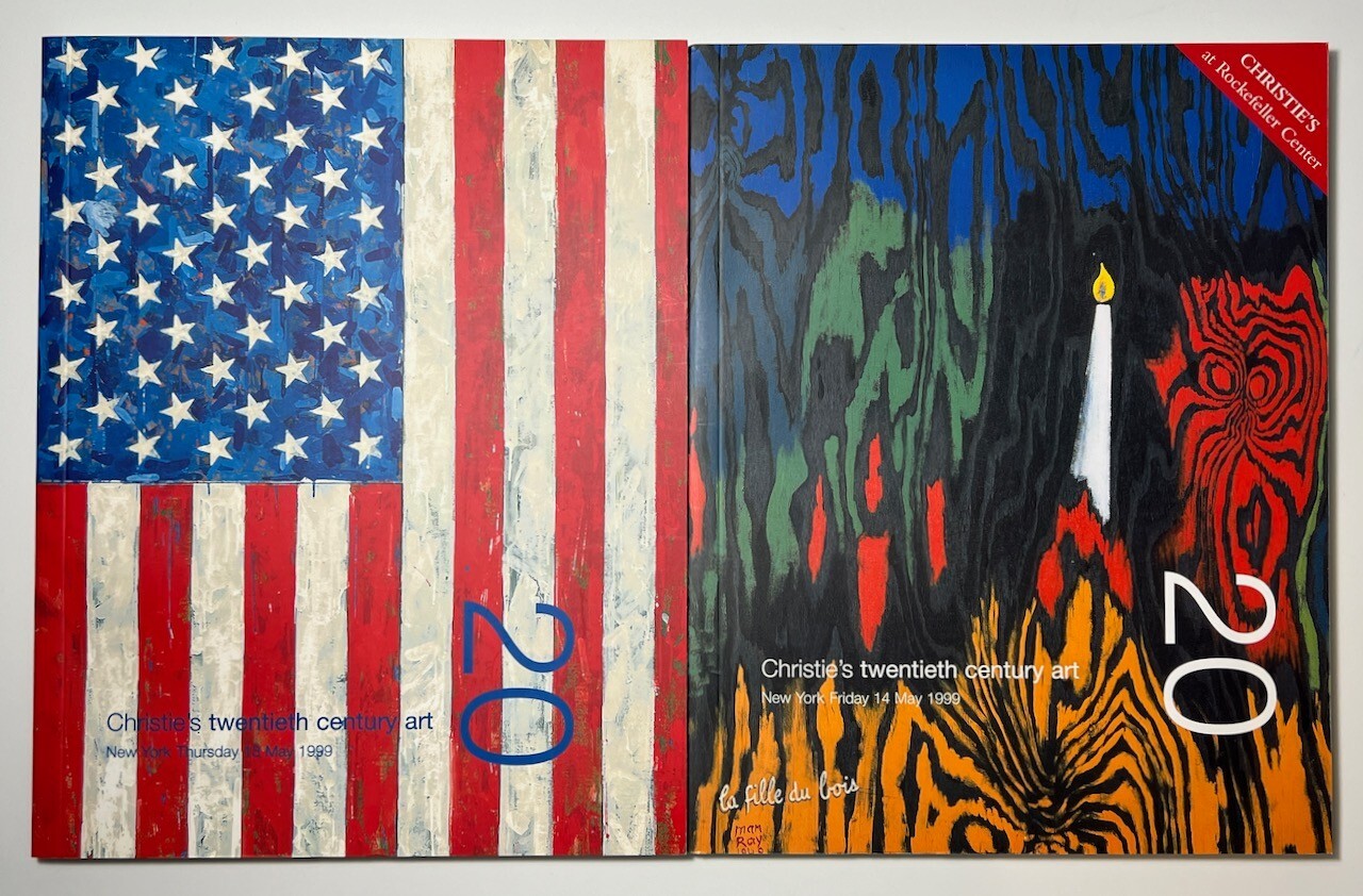 Christie’s Auction Catalogs 20th Century Art x2 May 1999 Painting Jasper Johns