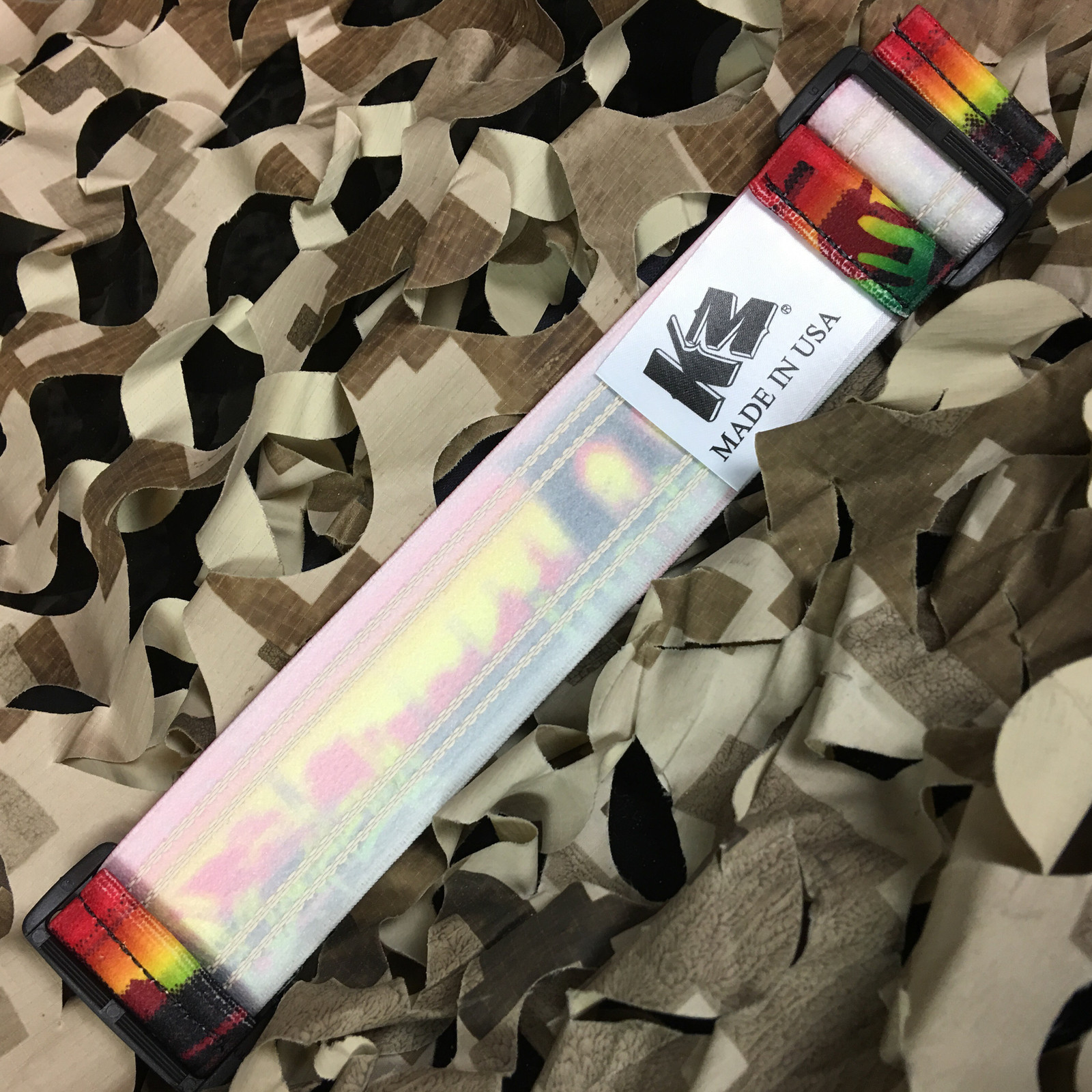 NEW KM Paintball Universal Mask Goggle Strap - 09 Rasta Brooklyn