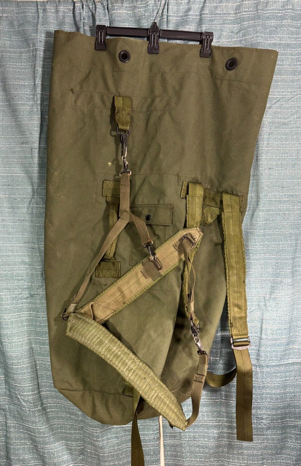 US Army Type II Nylon Duffel Bag DLA100-86-C-4157 Amertex Enterprises