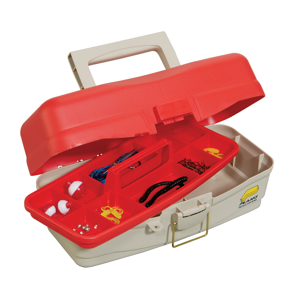 Plano Take Me FishingTackle Kit Box - Red/Beige