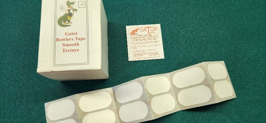 Gator bowling tape 1" White Smooth 24 pieces total