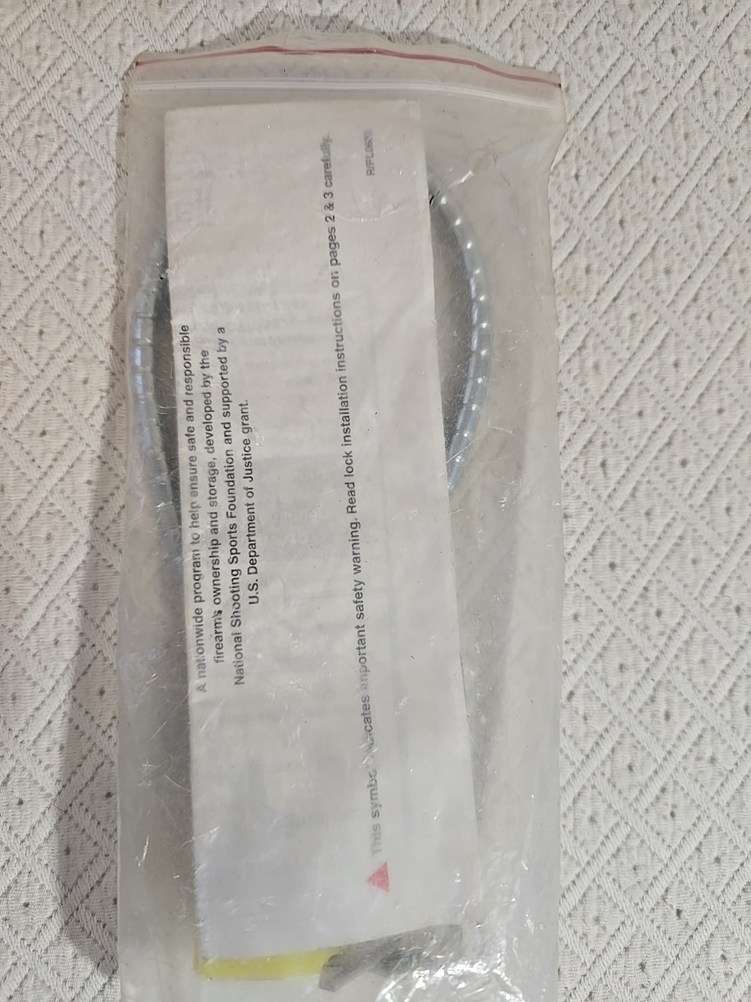 Project Child Safe Lock with Key. Sealed Hand Gun Lock