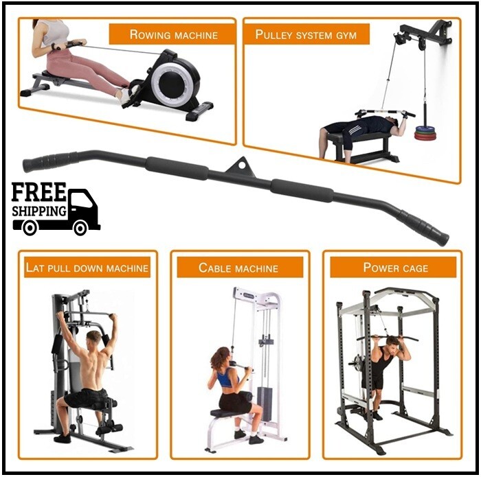 Upgraded Lat Pull Down Bar for Home Gym Lat Pulldown Attachments for Pulley Syst