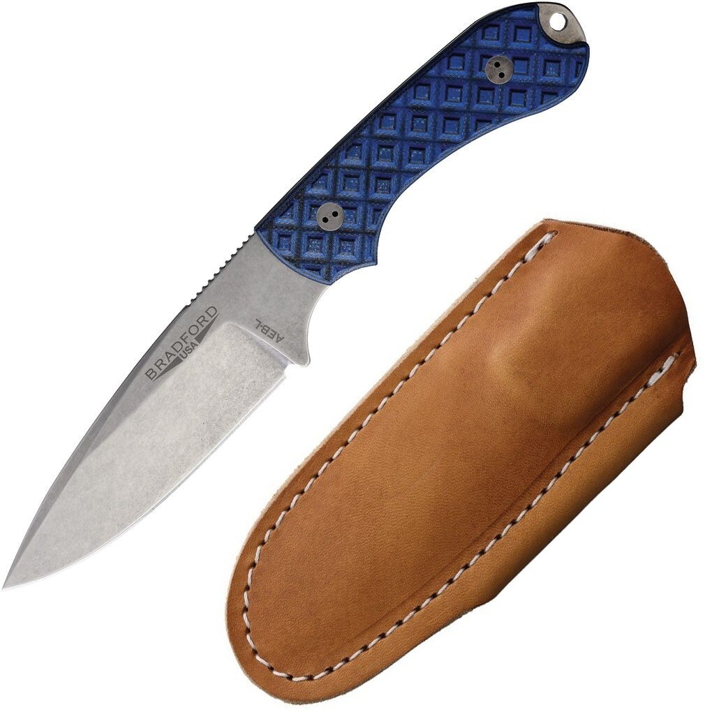 Bradford Knives Guardian Fixed Knife 3½" Full Tang AEB-L Steel Blade G10 Handle