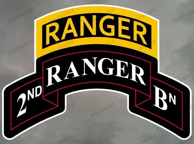 US Army 2nd Battalion 75th Ranger Regiment 3" Decal