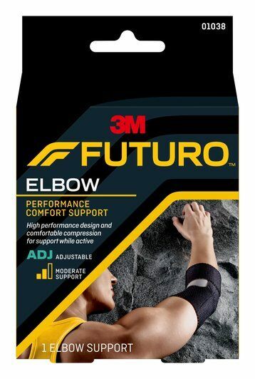 New - FUTURO Futuro Elbow Support With Pressure Pads MEDIUM