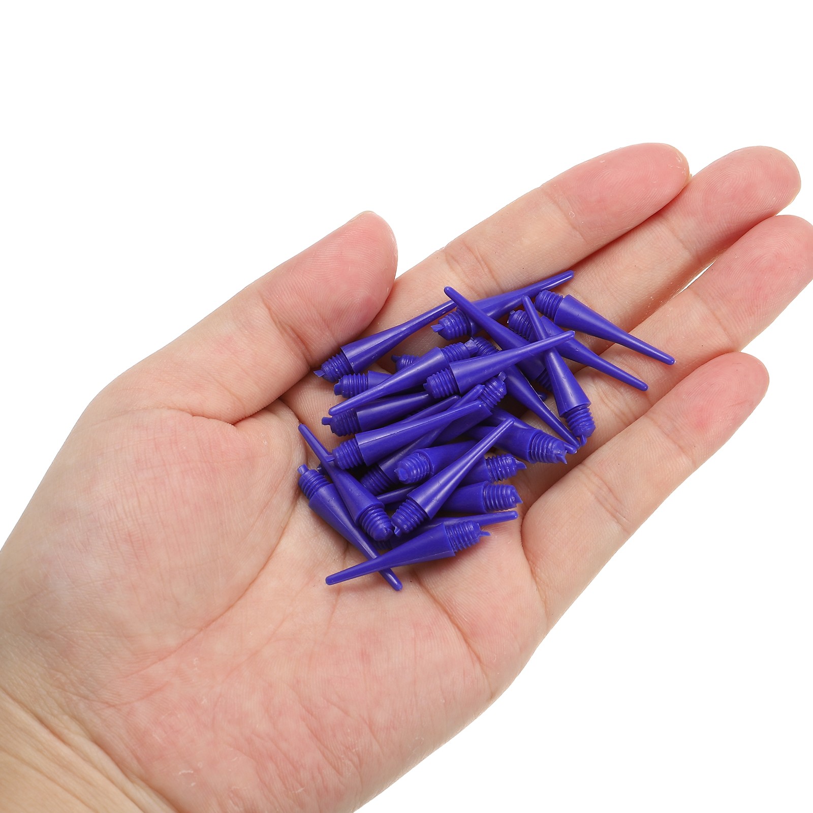 Plastic Dart Tips, 60 Pack 2BA Thread Soft Dart Tips, Blue