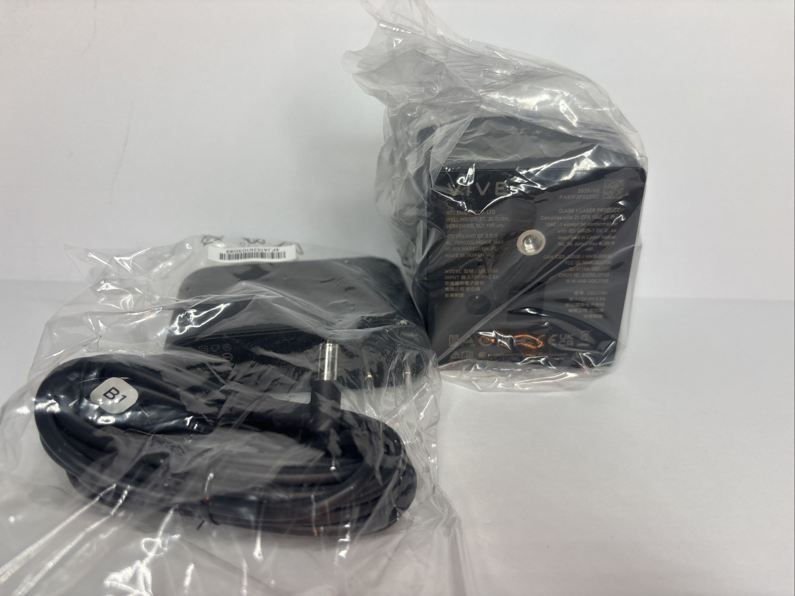 NEW Steam VR Base Station 2.0 Lighthouse Valve Index With Power Cable