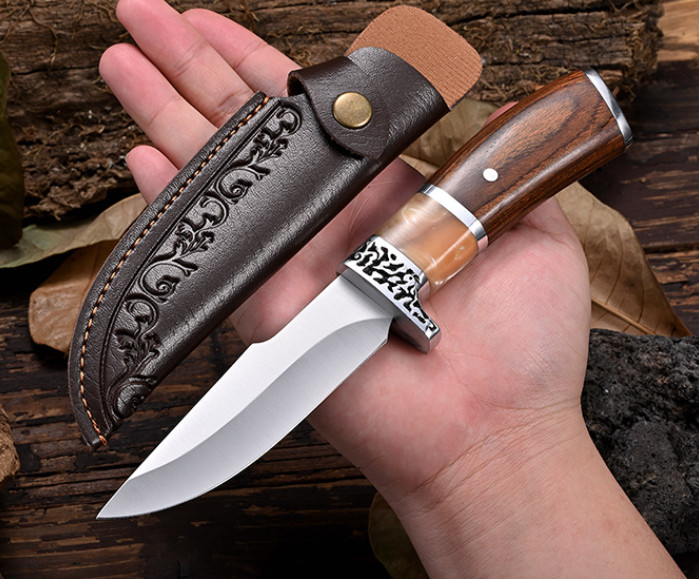 Survival Outdoor Camping Fishing Tactical Hunting fishing straight Knives AU
