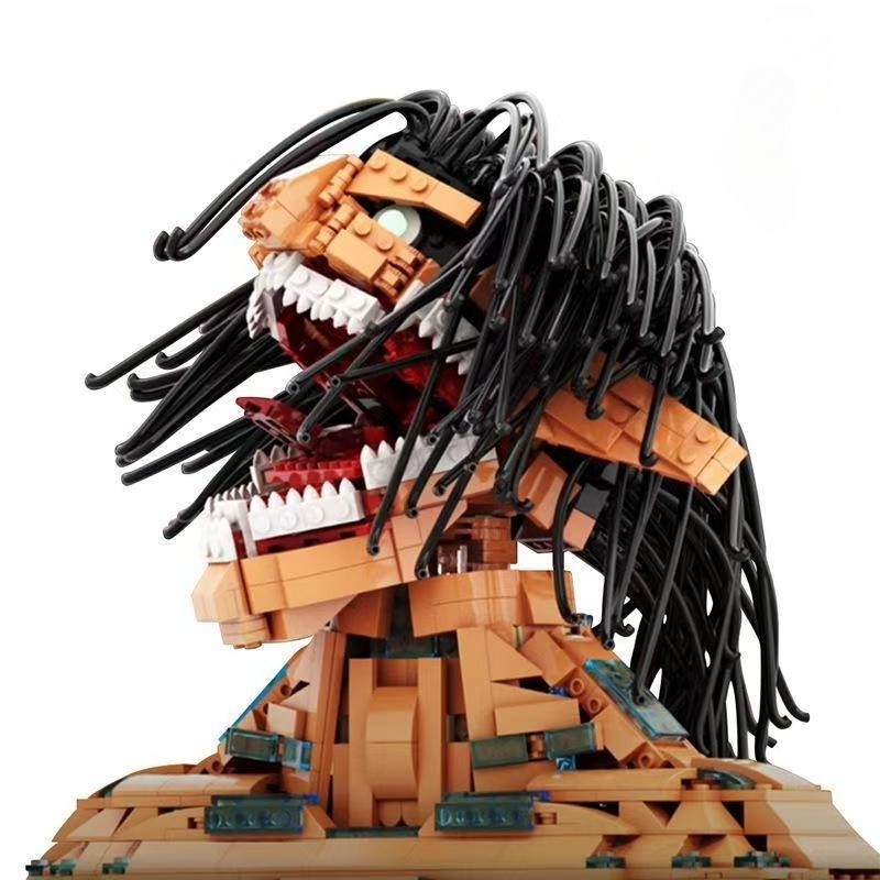 MOC 983PCS Building Blocks Set Eren Bust Model from TV Series