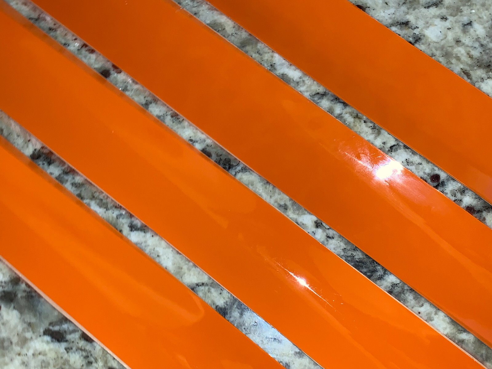 Tennessee Orange 2" Football Helmet Stripe Decal One Piece Qty (1) 3M 20MIL