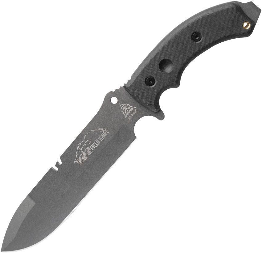 TOPS Tahoma Field Fixed Knife 7.75" 1095HC Steel Full Tang Blade Micarta Handle