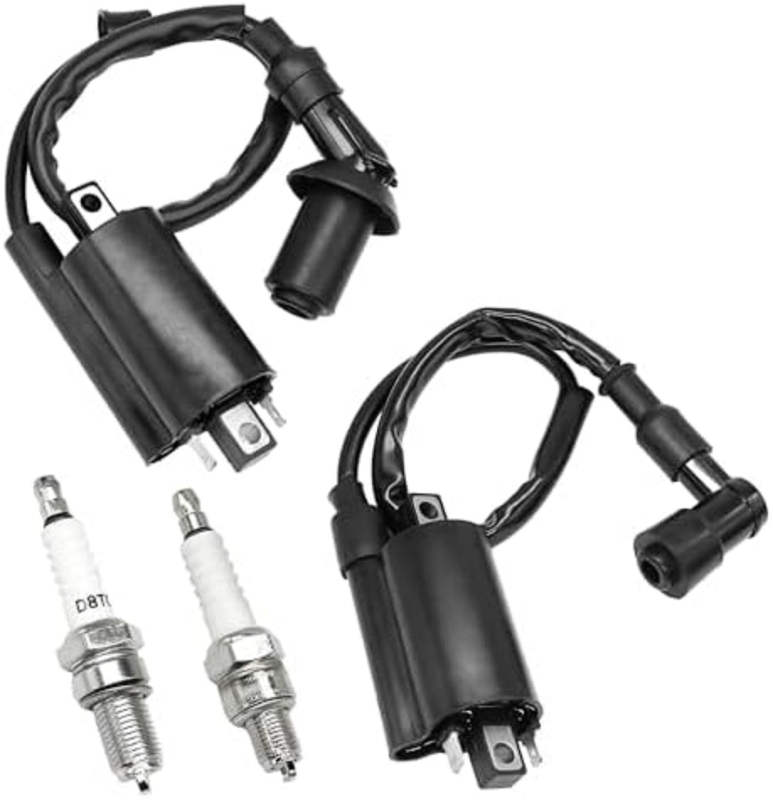 2PCS Ignition Coil Fit for Kawasaki Mule 2510 3010 4000 4010 KAF 620 650 FD620D