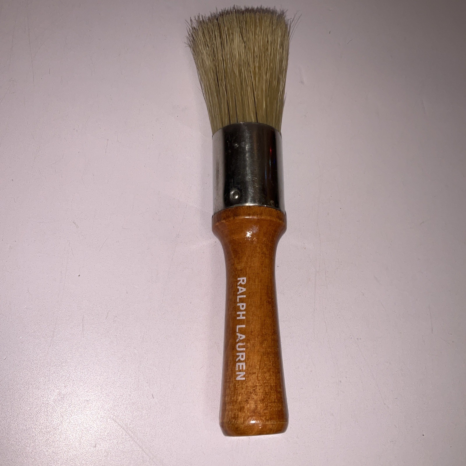 Ralph Lauren Fitch Edge Brush Antiqued Leather Paint Brush Painting New