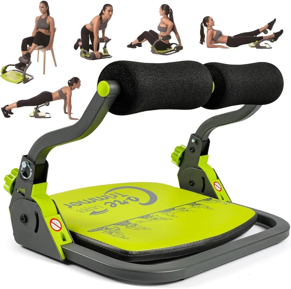 Leikefitness Foldable Ab Trainer Auto Rebound Home Abdominal Workout Machine