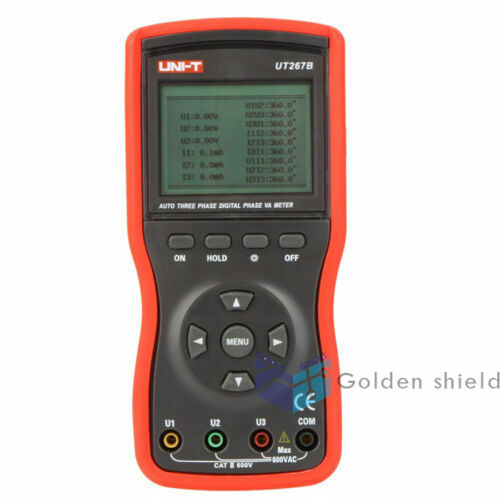 UNI-T UT267B Auto Three Phase Digital Clamp Phase Meters VA Voltammeter Power ✦K