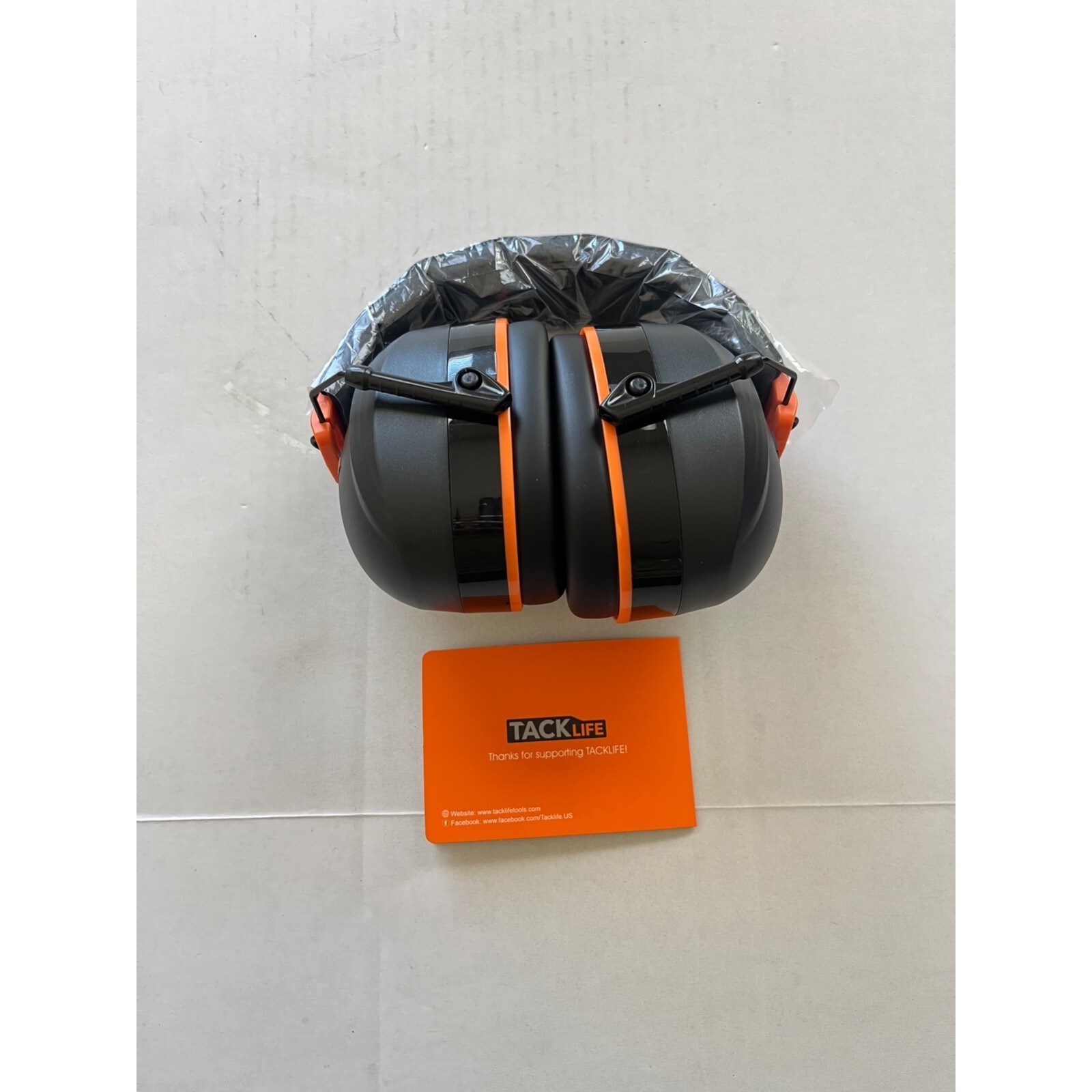 Tacklife Unisex Noise Reduction Foldable Padded Performance Earmuffs Compact NRR