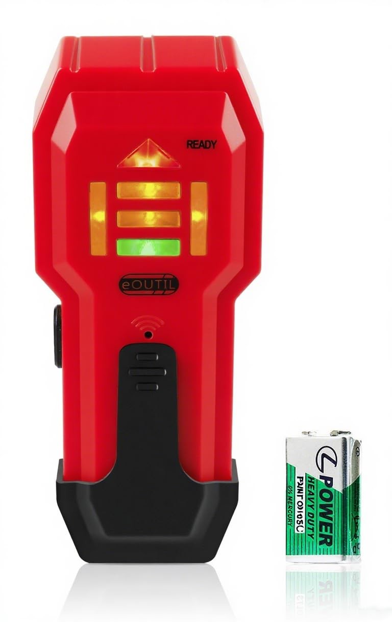 Stud Finder Wall Scanner - Wood and Metal Detector with 3/4" Deep Sensing, So...