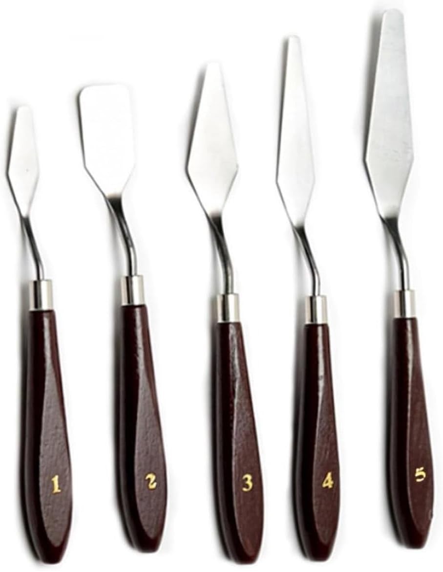 Artist Painting Knives Set - 5 Pieces Painting Knives Stainl Steel