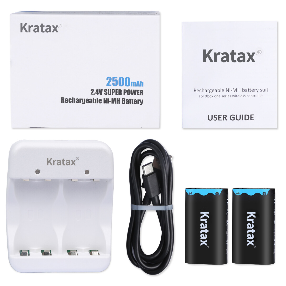 Rechargeable Xbox Controller Battery Pack for Xbox One Xbox Series X/S & Charger