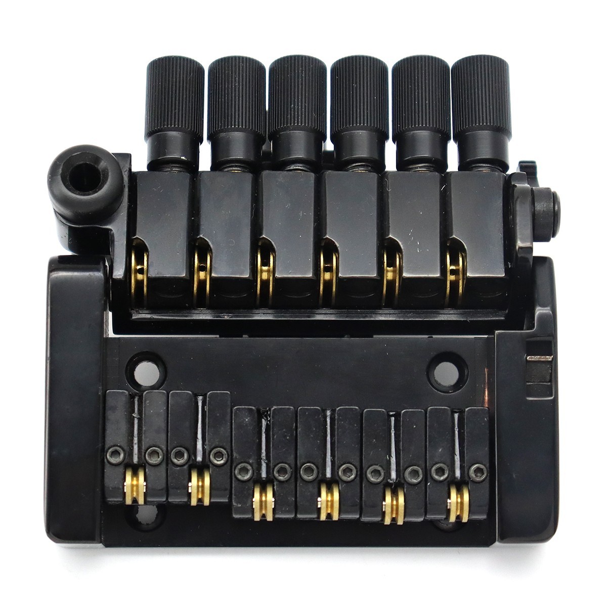 6 String Headless Electric Guitar Roller Tremolo Bridge with String Locks Black