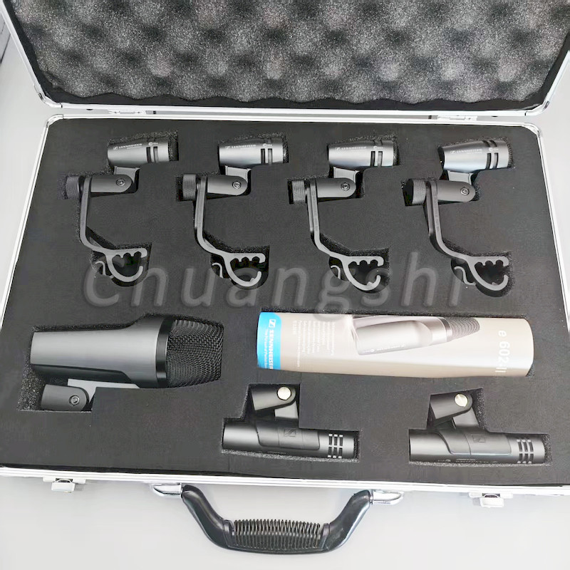 New Sennheiser Drum Kit 600 e600 Drum Mic Package with Case e602 e604 e614