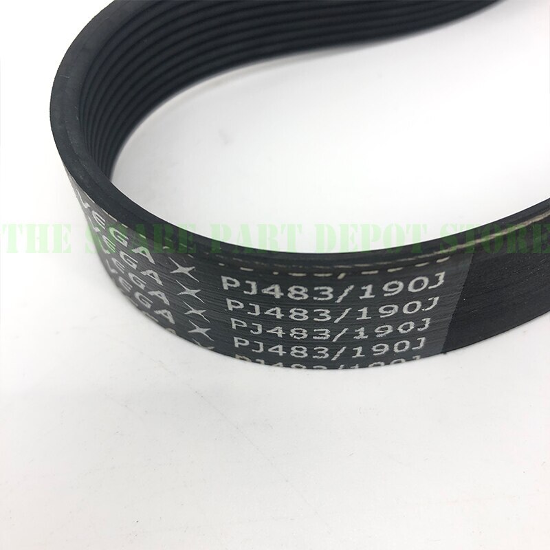 PJ483 190J Treadmill Motor Belt Drive Fan Pulley Belt Poly Belt 6/7/8/9/10 ribs