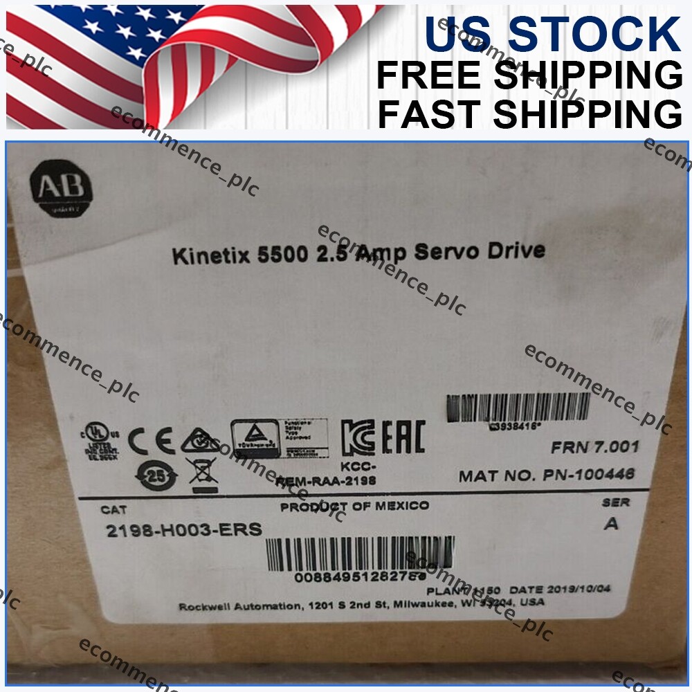 NEW PLC 2198-H003-ERS KINETIX 5500 SERVO DRIVE FREE SHIPPING 2198 H003 ERS