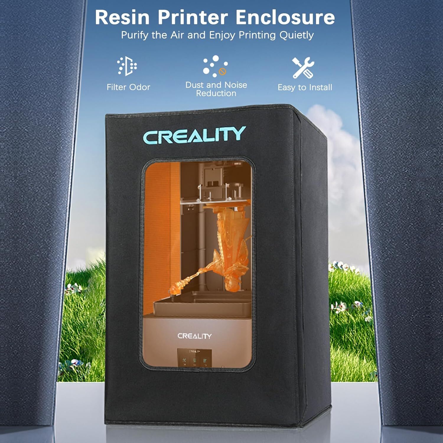 Creality Resin 3D Printer Enclosure Protective Cover for HALOT ONE/PLUS/PRO/ SKY