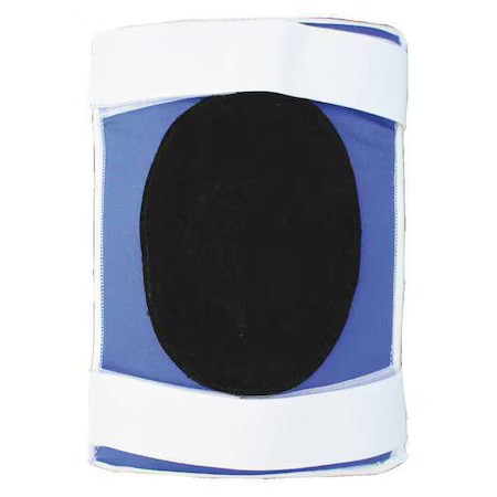 Impacto Er802 Knee Pad, Non-Marring, Plastic Pad, Leather Cap, Hook-And-Loop