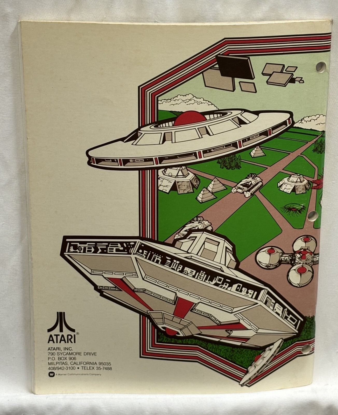 ORIGINAL-ATARI-XEVIOUS-OPERATORS MANUAL