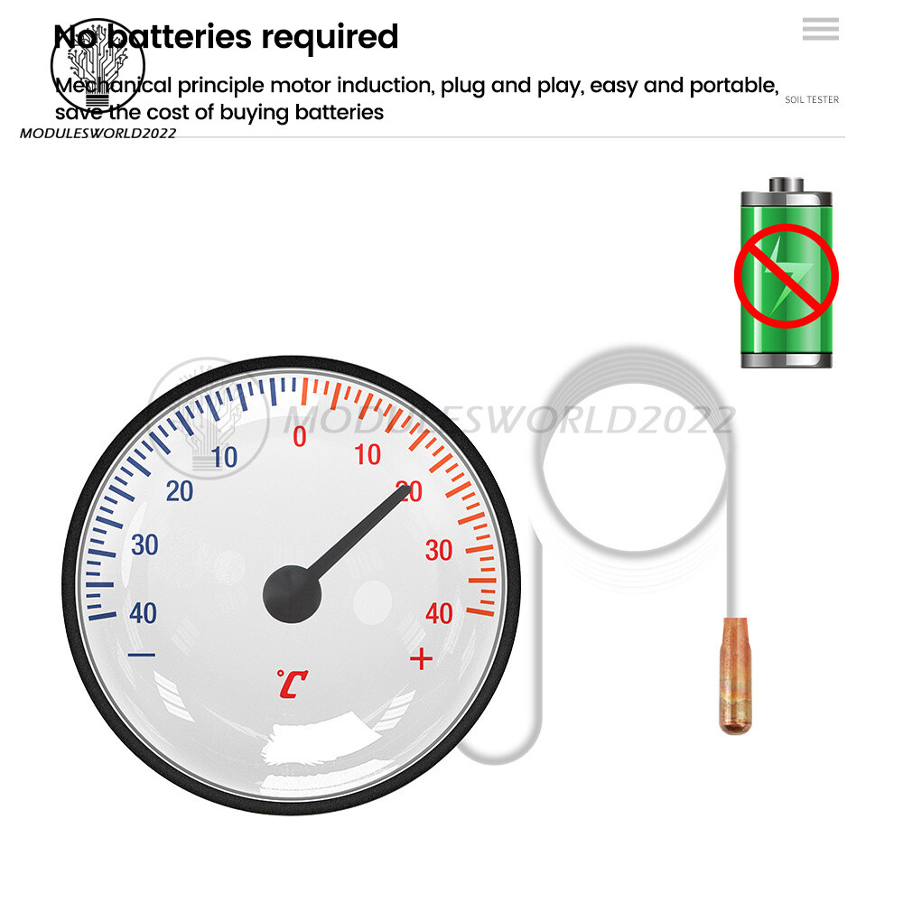 High Precision Household Pointer Liquid Rising Water Thermometer With Probe
