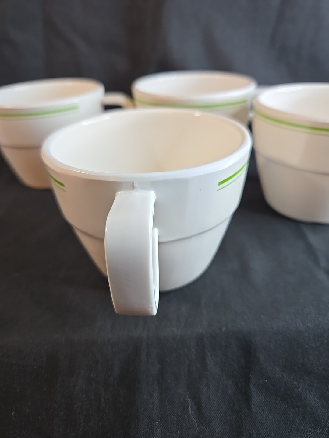 Coleman Melamine/Plastic Stacking Camping Cups Set Of 4