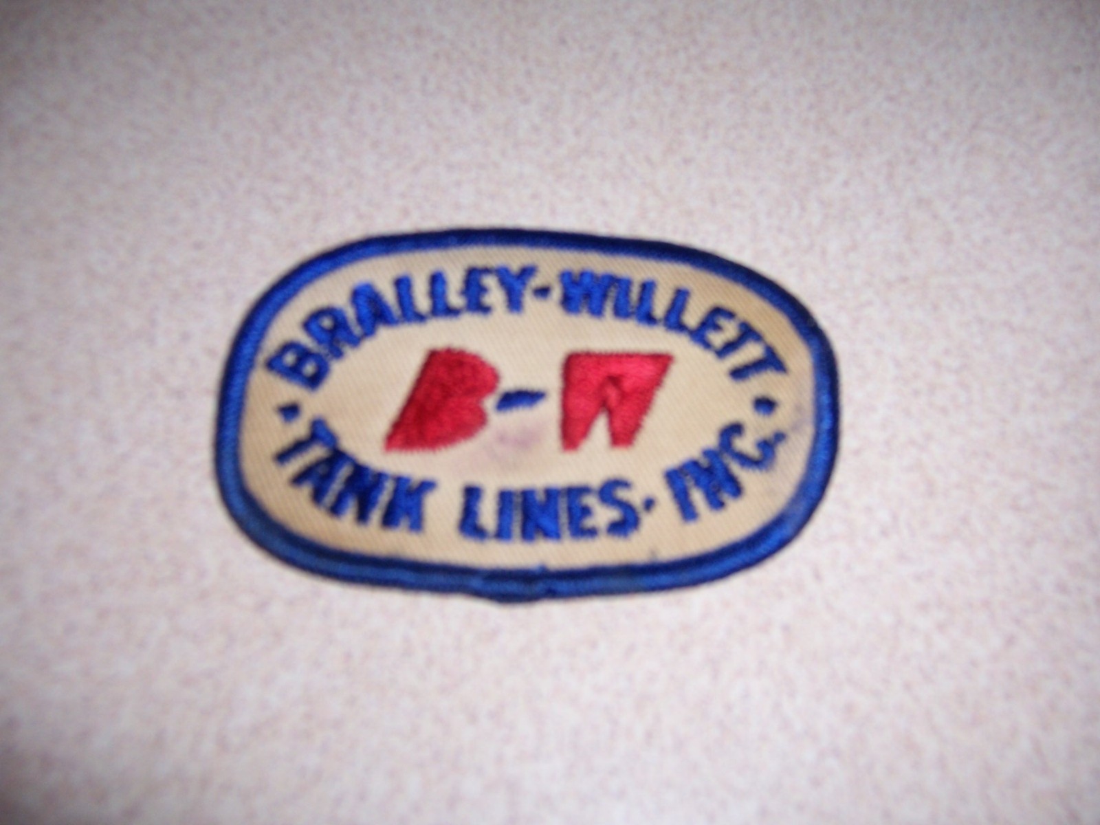 Vintage BRALLEY-WILLETT TANK LINES INC. Patch - Fuel Oil Delivery